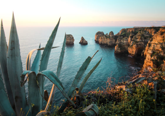 Algarve coast in Portugal