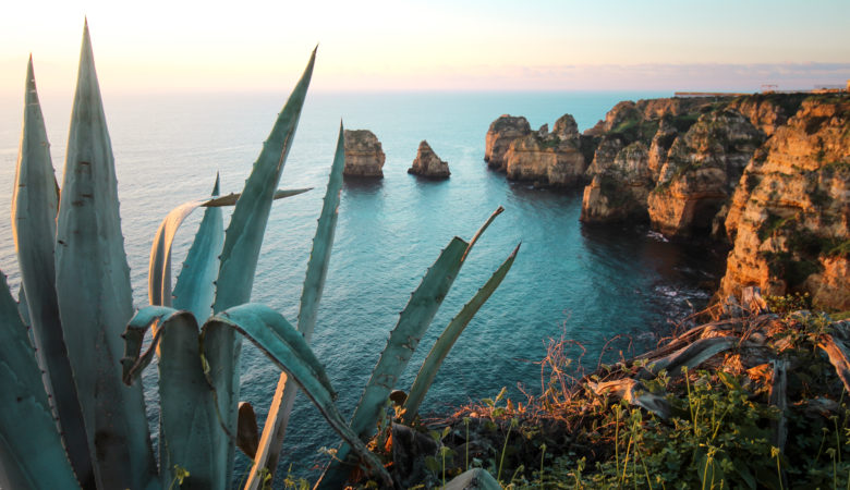 Algarve coast in Portugal